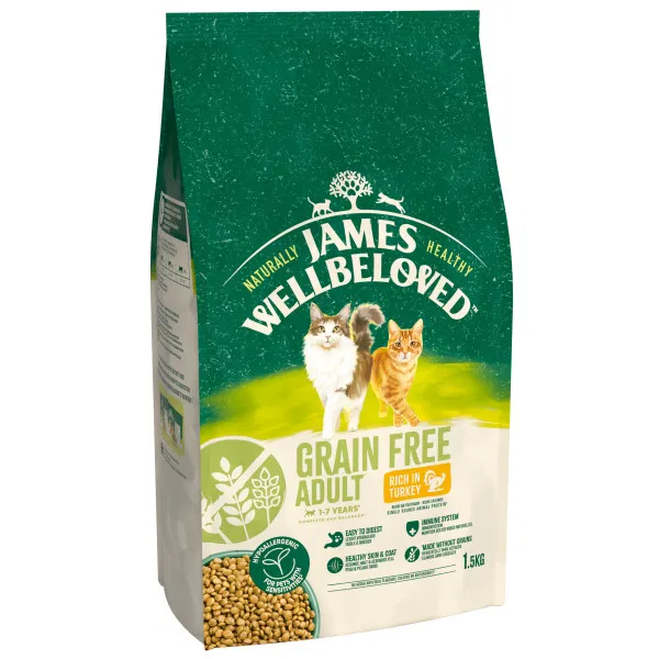 James Wellbeloved Cat Adult Rich in Turkey 1.5kg