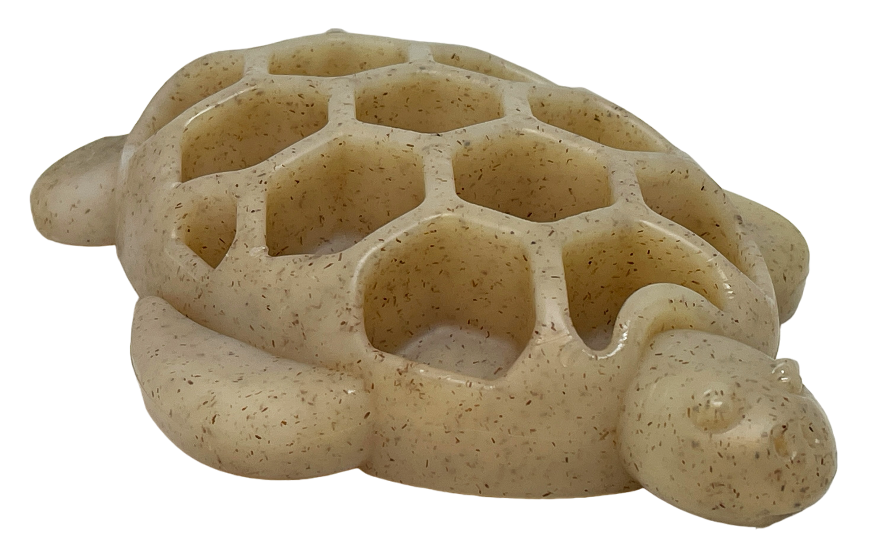 Turtle Durable Nylon Chew and Enrichment Toy: Turtle Nylon Toy - Brown