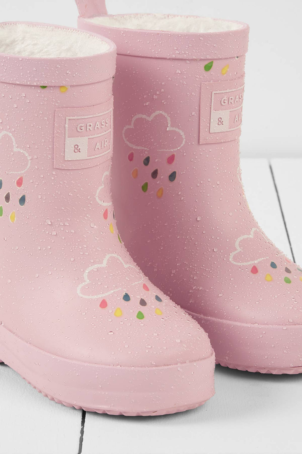 Baby Pink Colour-Changing Kids Wellies