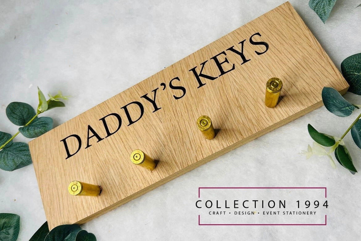 Rifle Shell Key Holder Standart Font - Black – Moorside