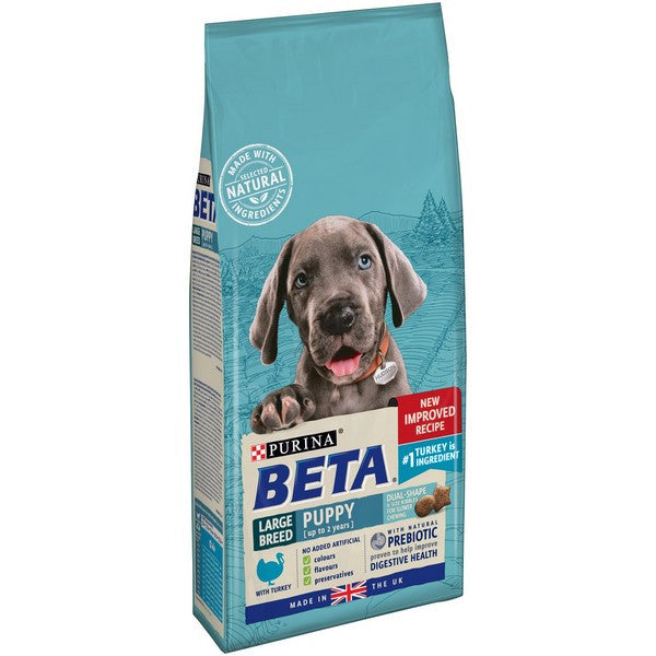 Beta Puppy Large Breed Dry Dog Food with Turkey 2kg