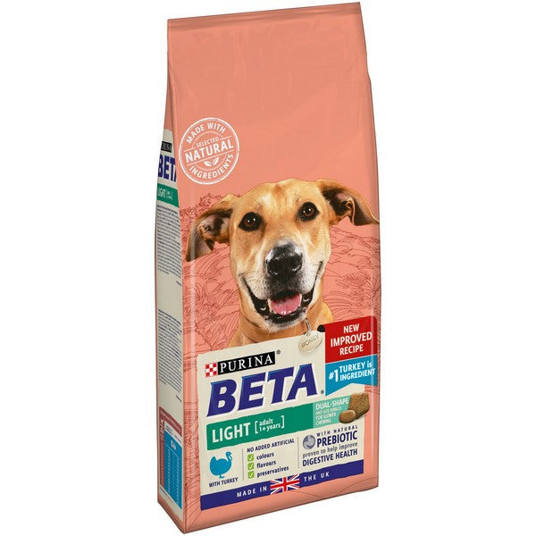 Beta Adult Light Dry Dog Food with Turkey 2kg