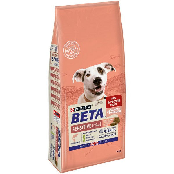 Beta Adult Sensitive Dry Dog Food with Salmon 14kg