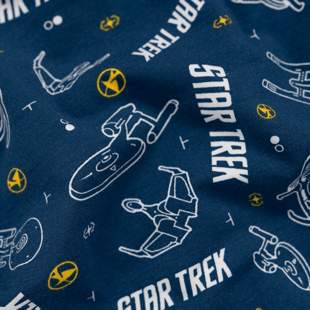 Star Trek Galaxy - Mens Cotton Boxer Shorts: Medium