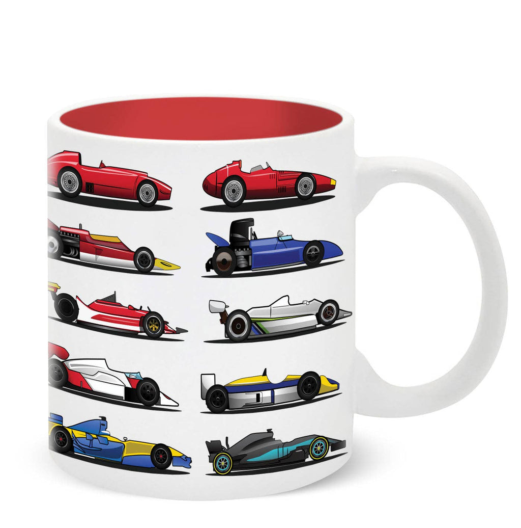 Grand Prix Cars Ceramic Mug 11oz