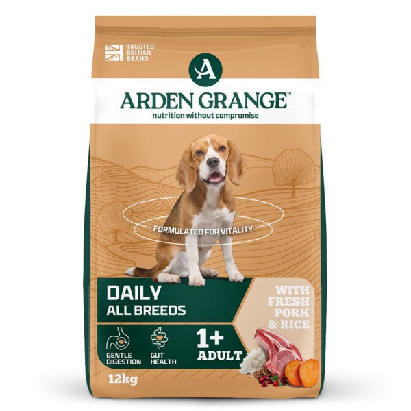 Arden Grange Adult Pork & Rice 12kg