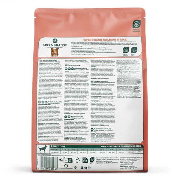 Arden Grange Adult Salmon and Rice 2kg
