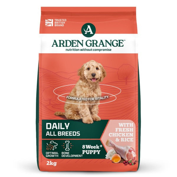 Arden Grange Chicken & Rice Puppy/Junior 2kg