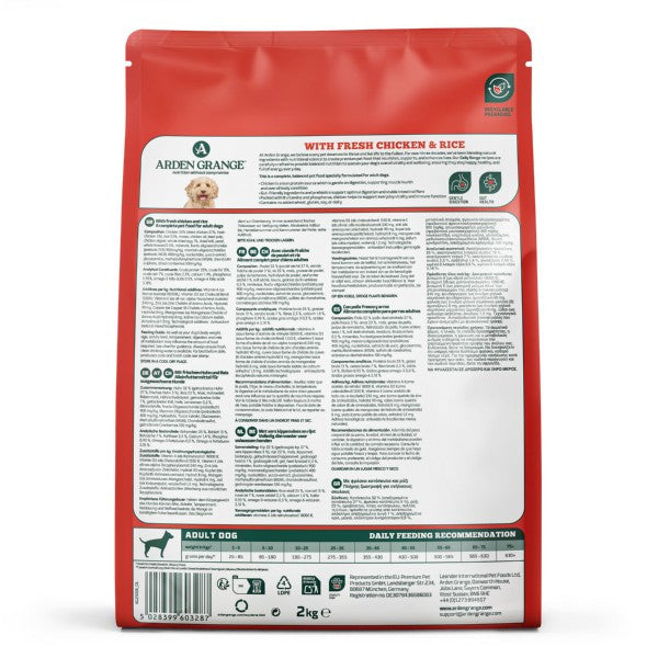 Arden Grange Adult Chicken & Rice 2kg