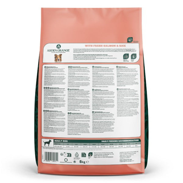 Arden Grange Adult Salmon and Rice 6kg