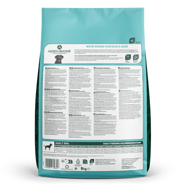 Arden Grange Adult Light Dog Chicken & Rice 6kg
