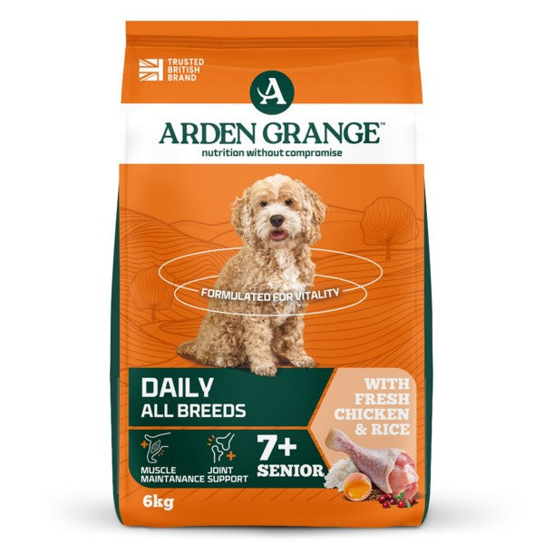 Arden Grange Chicken & Rice Senior 6kg
