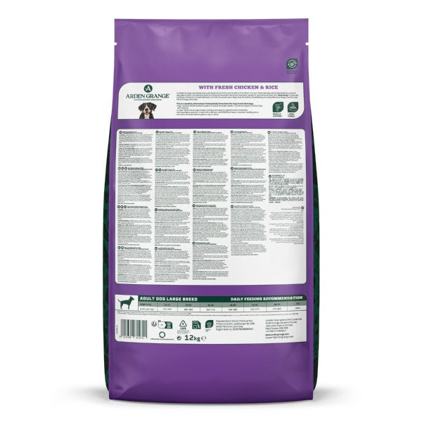 Arden Grange Adult Large Breed Chicken 12kg