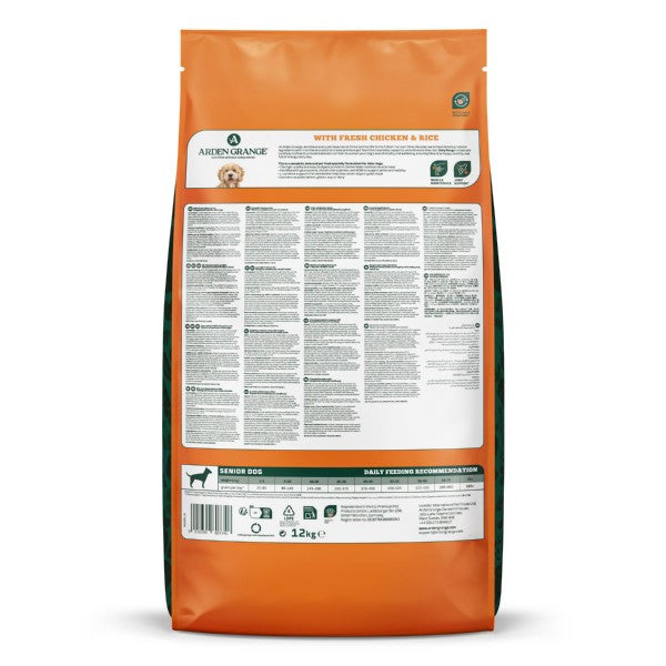 Arden Grange Chicken & Rice Senior 12kg