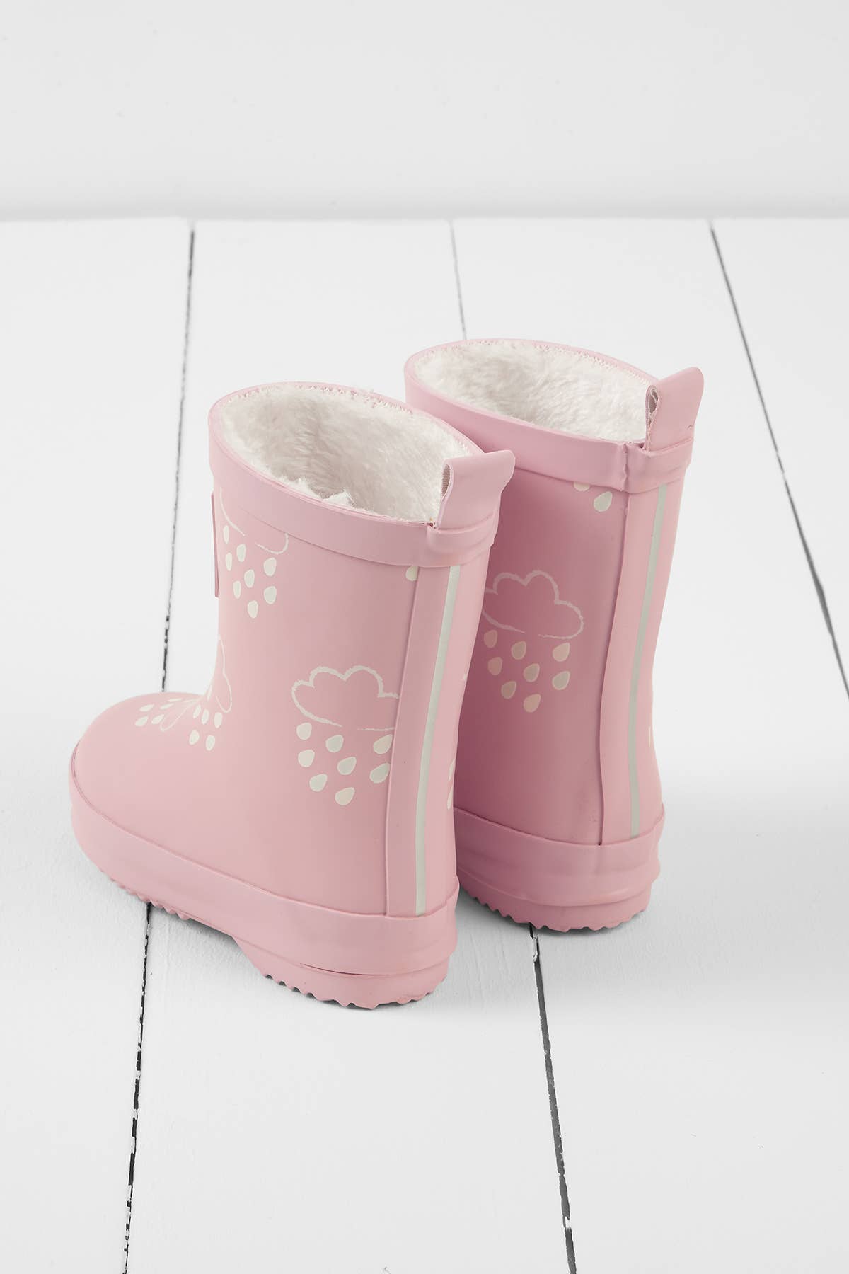Baby Pink Colour-Changing Kids Wellies