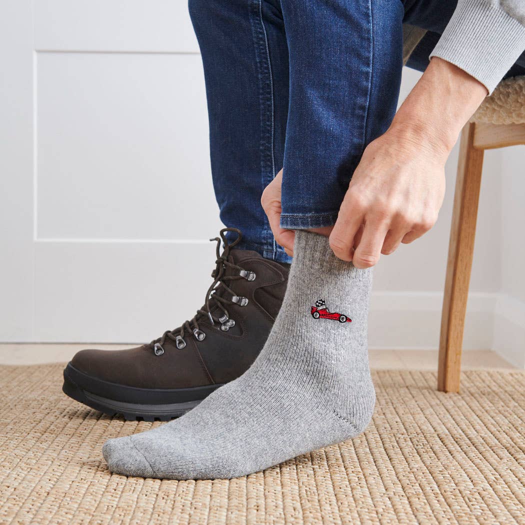 Formula One Sports Lover wool socks: Blue
