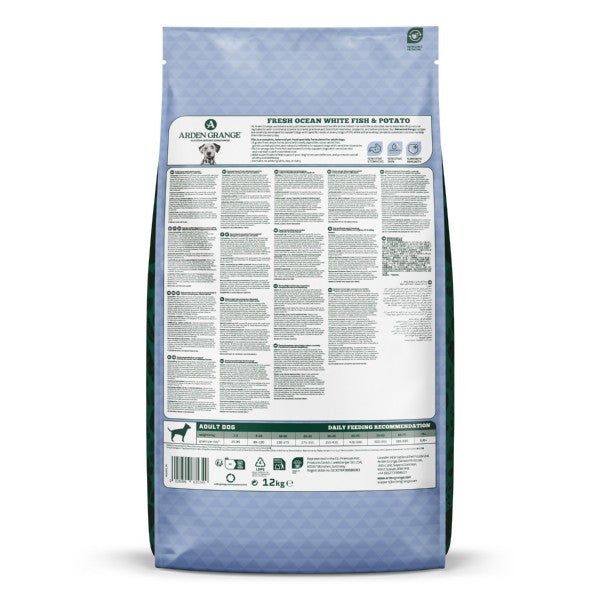 Arden Grange Sensitive Adult White Fish & Potato 12kg