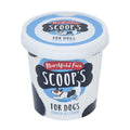 Scoops Frozen Vanilla Ice Cream for Dogs with joint aid supplement 125ml