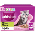 WHISKAS 2-12mths Mixed Menu in Jelly 12x85g