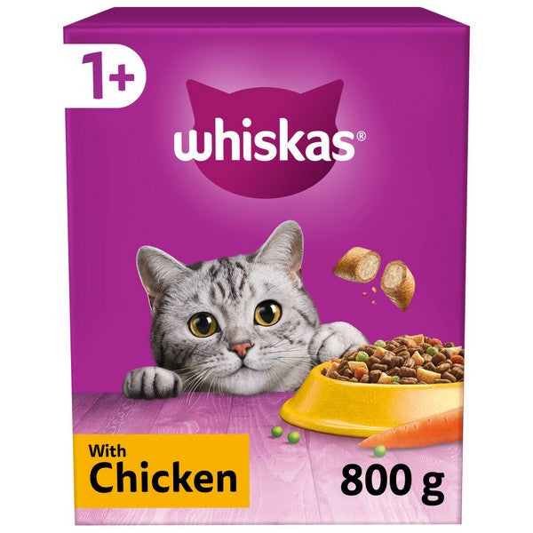 WHISKAS 1+ Cat Complete Dry with Chicken 300g