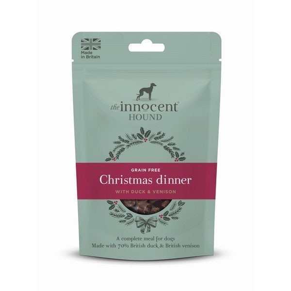 The Innocent Hound Christmas Dinner Feast with British Duck and Venison 120g