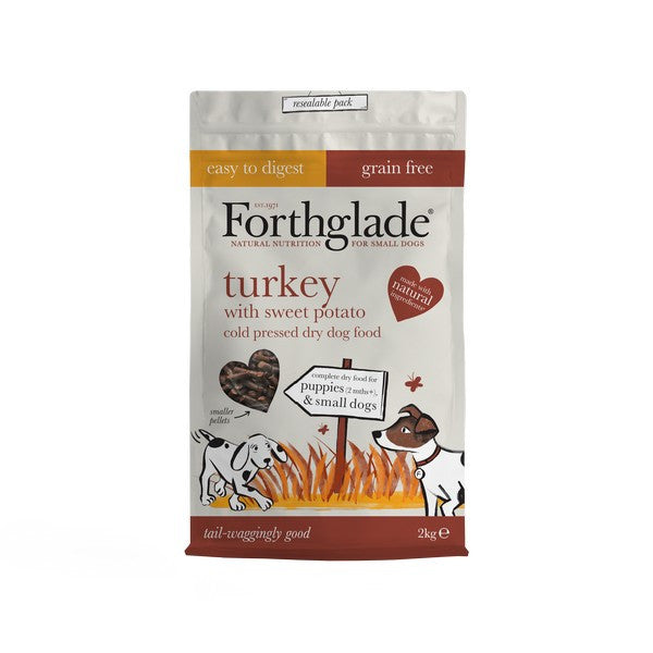 Forthglade Natural Dry Cold Pressed Turkey Grain Free 2kg