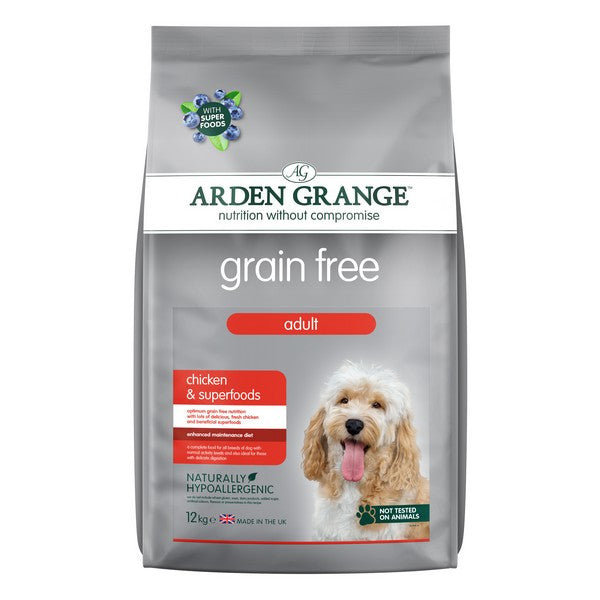 Arden Grange Grain Free Adult Chicken & Superfoods 12kg