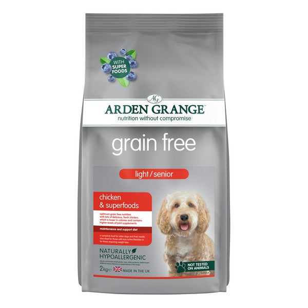 Arden Grange Grain free Light/Senior Chicken & Superfoods 2kg
