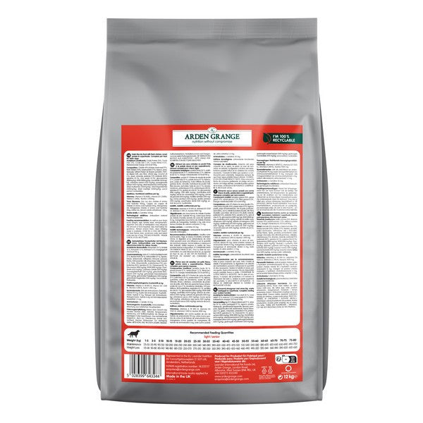 Arden Grange Grain free Light/Senior Chicken & Superfoods 12kg