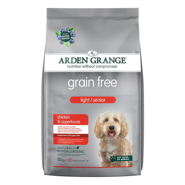 Arden Grange Grain free Light/Senior Chicken & Superfoods 12kg