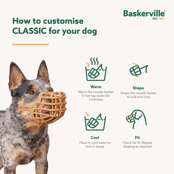 CoA Baskerville Classic Basket Muzzle Size 5