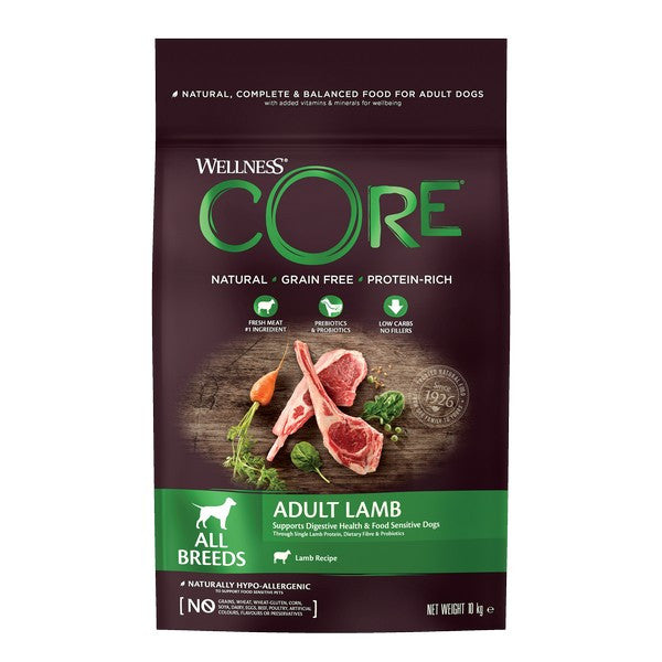 Wellness CORE Dog Dry Adult Lamb - Lamb Recipe 10kg
