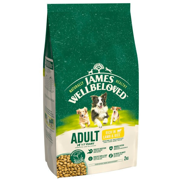 James Wellbeloved Adult Lamb & Rice 2kg