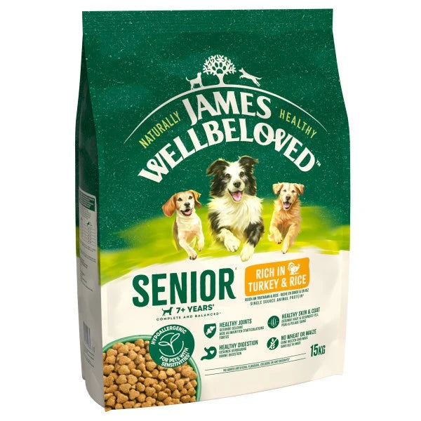 James Wellbeloved Senior Turkey & Rice 15kg