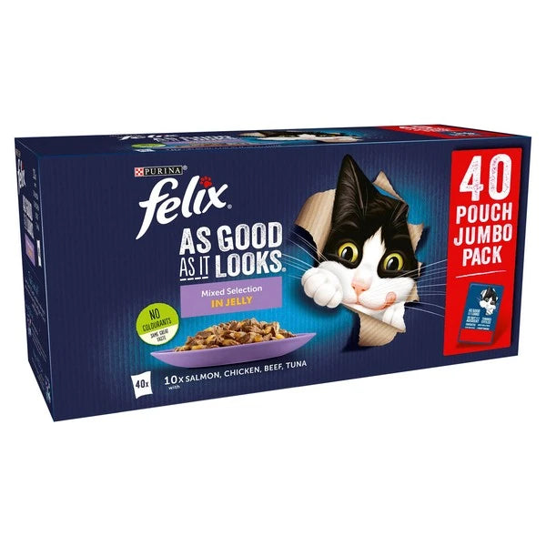 Felix As Good As it Looks Favourites Selection Wet Cat Food 40x85g