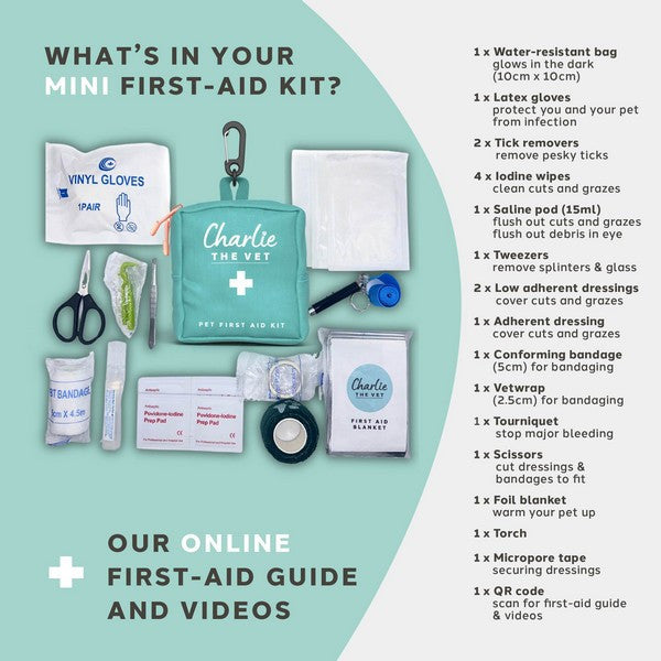 Charlie The Vet Mini Pet First Aid Kit