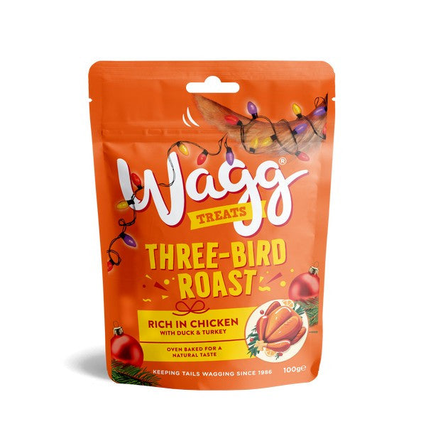 Wagg Three Bird Roast Pouch 100g