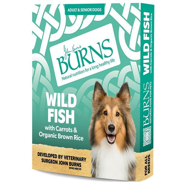Burns Wet Food Wild Fish with Carrots & Brown Rice 395g