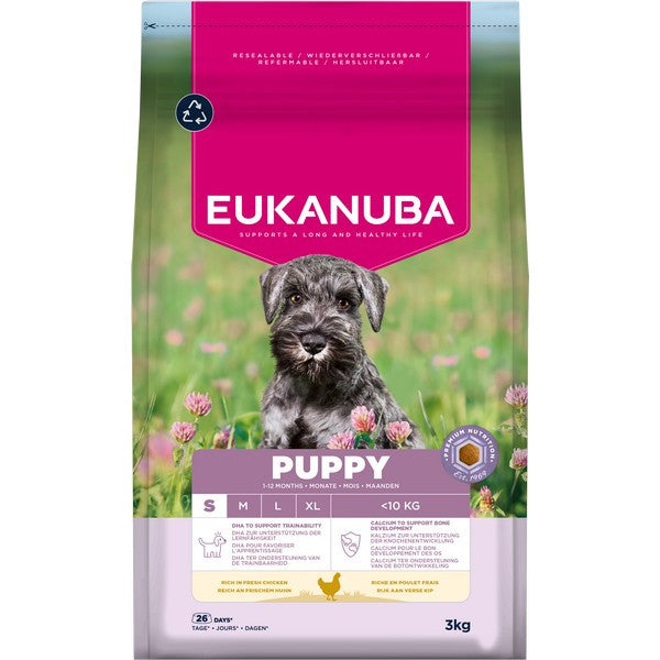 Eukanuba Puppy Small Breed Chicken 3kg