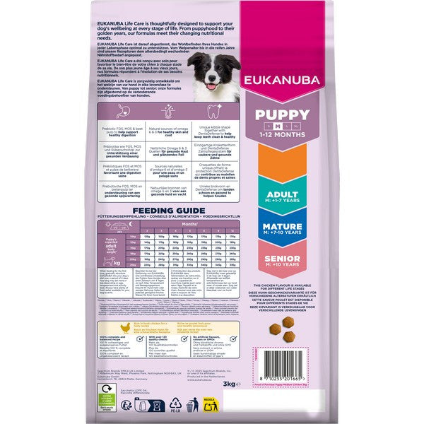 Eukanuba Puppy Medium Breed Chicken 3kg