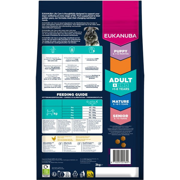 Eukanuba Adult Small Breed Chicken 3kg