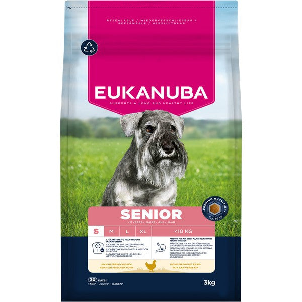 Eukanuba Senior Small Breed Chicken 3kg