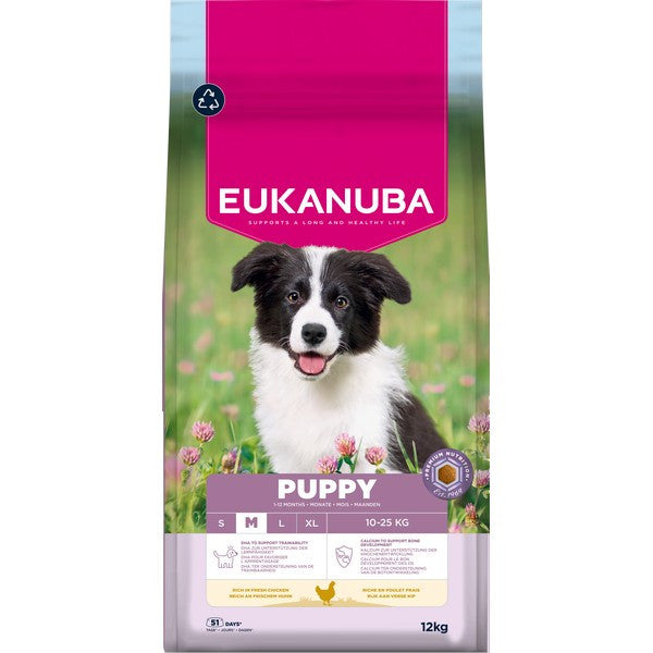 Eukanuba Puppy Medium Breed Chicken 12kg