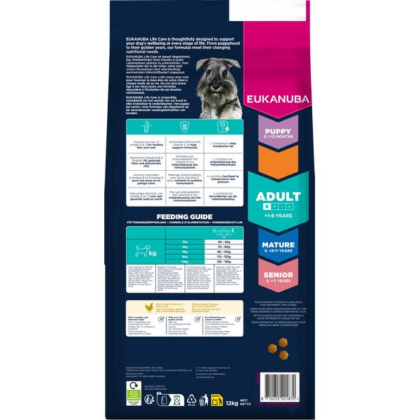 Eukanuba Adult Small Breed Chicken 12kg