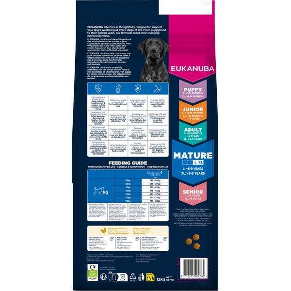 Eukanuba Dog Mature Large Breed Chicken 12kg