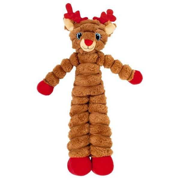 KONG Holiday 2026 Shakers Crumples Reindeer Red XL