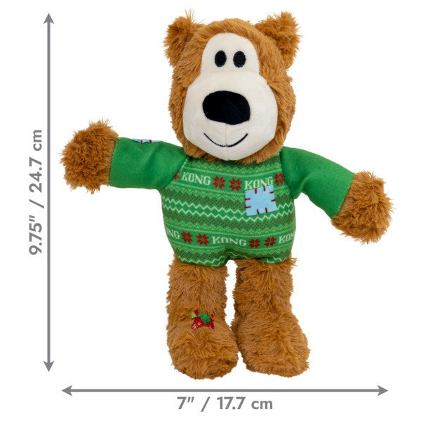 KONG Holiday 2026 Wild Knots Sweater Bear Green Medium Large
