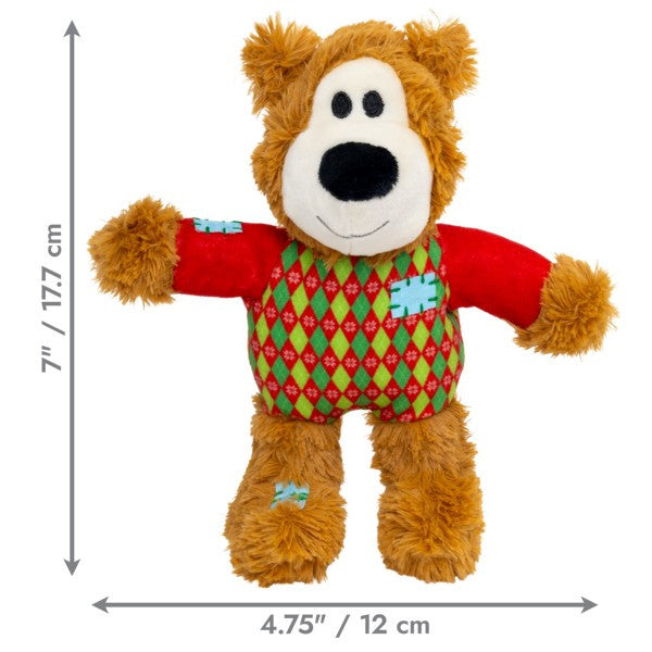 KONG Holiday 2026 Wild Knots Sweater Bear Red Small Medium