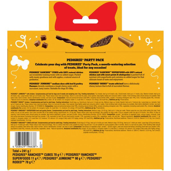 Pedigree Mixed Party Pack Selection 241g
