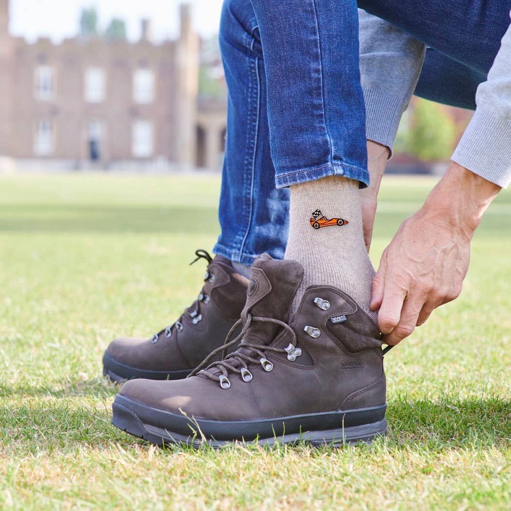 Formula One Sports Lover wool socks: Blue